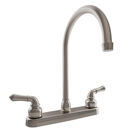 J-SPOUT RV KITCHEN FAUCET - BRUSHED SATIN NICKEL